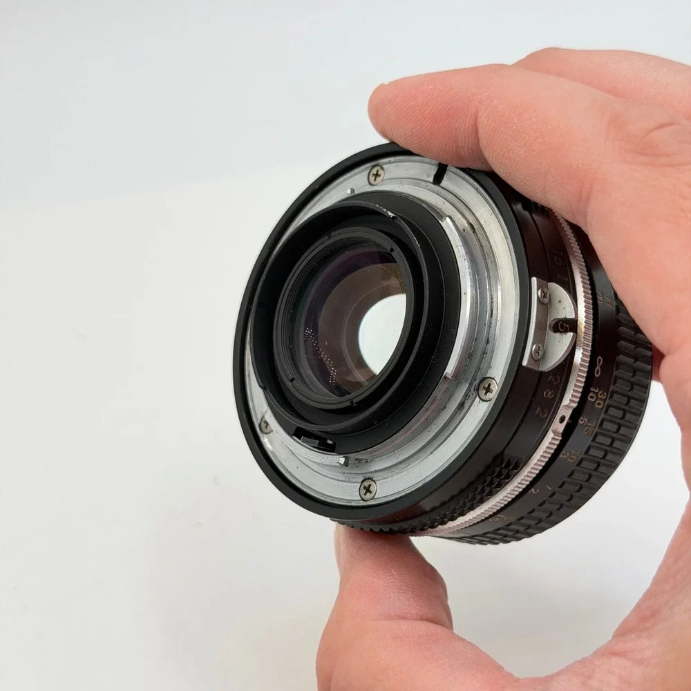 Nikon Nikkor 50mm f2 Ai Manual Focus Prime Lens with 52mm Tiffen UV Filter